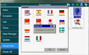 autel ds708 language